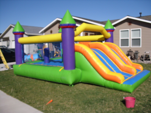 Combo bounce and slide rental Gardnerville NV — affordable inflatable party rentals Nevada